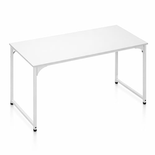 Mesa Escritorio u Oficina Blanca 80x40cm para Ordenador | Oficina Hogar Estudio | Estructura Met&aacute;lica...