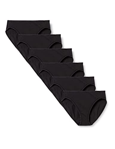 Amazon Essentials Ropa Interior Corta de Algodón de Pierna Alta (Disponible en Tallas Grandes),...