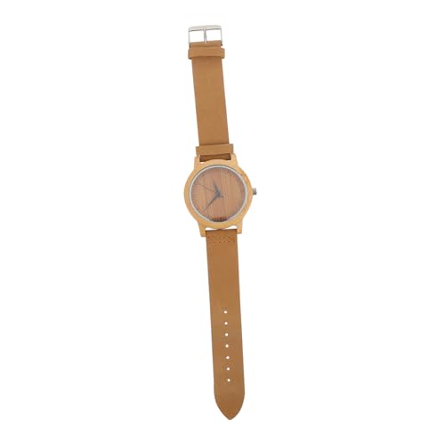 MUCKLILY Reloj de Pulsera de Bamb&uacute; Unisex con Dial de Madera Dise&ntilde;o C&oacute;modo y para Uso Diario Elegante...