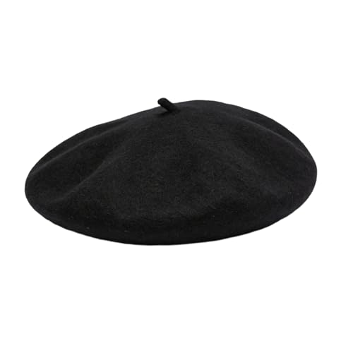Boina de Lana para Adultos, Franc&eacute;s Sombrero Parisino Mujer Hombre, Boinas para Mujer, Boina de Color...