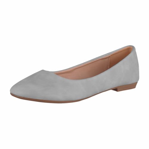 Elara Bailarina Mujer Slip Ons Chunkyrayan Neu B3039H-BL Grey 39