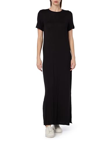 PIECES Pcsofia Maxi - Camiseta para Mujer, Negro, S