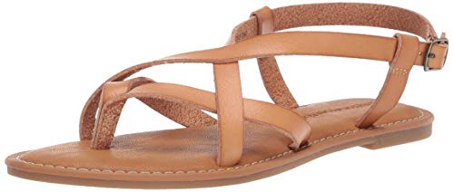 Amazon Essentials Sandalias de Tiras Informal Mujer, Natural, 38.5 EU
