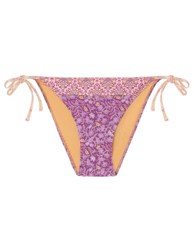 Women'secret Side String Bikini Brief Boho Flower Braga, Rosa, L para Mujer