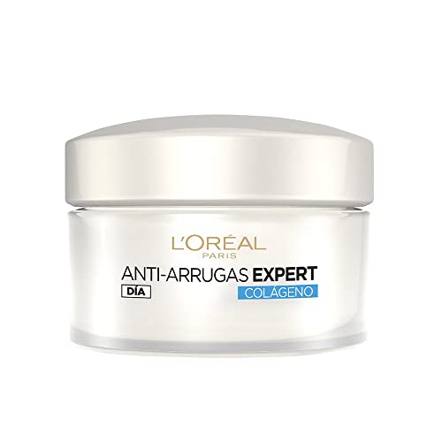 L'Oreal Paris Crema Hidratante Anti Arrugas De D&iacute;a Col&aacute;geno, Fresca, Negro, 50 ml (Paquete de 1)