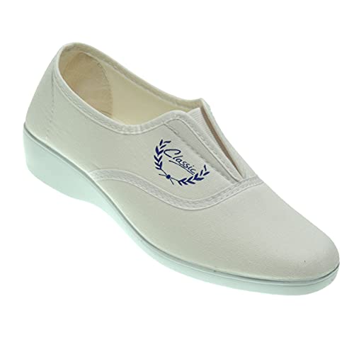 NO ES LO Mismo Zapatilla Mujer Zapatilla Home. Color Blanco Talla 37