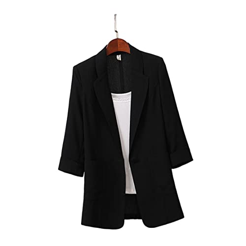 Hperu Blazers para Mujer, Chaqueta Formal para Mujer con dise&ntilde;o de Oficina de Ajuste Holgado, Abrigo...