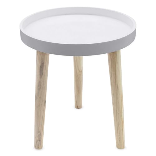 Mesa auxiliar de madera, decorativa, de 36 x 30 cm, peque&ntilde;a, para sof&aacute;