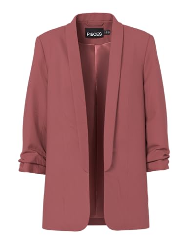 PIECES Pcboss 3/4 Blazer Noos Blazer, Rojo (Apple Butter), XL para Mujer
