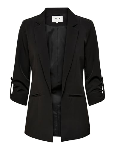 ONLY ONLKAYLE-ORLEEN 3/4 Blazer TLR Noos, Black, 42 De Las Mujeres