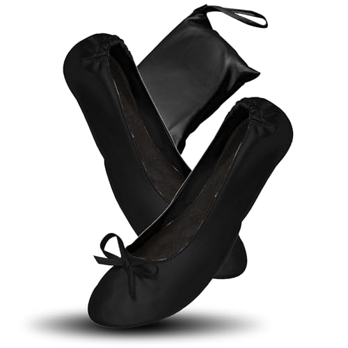 JJOnlineStore JJPRIME - Las Mujeres de Las Se&ntilde;oras enrollan los Zapatos Planos C&oacute;modos Plegables doblan...