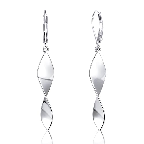 ASH'S CHOICE Pendientes colgantes de plata 925, hipoalerg&eacute;nicos, peque&ntilde;os pendientes de aro con...
