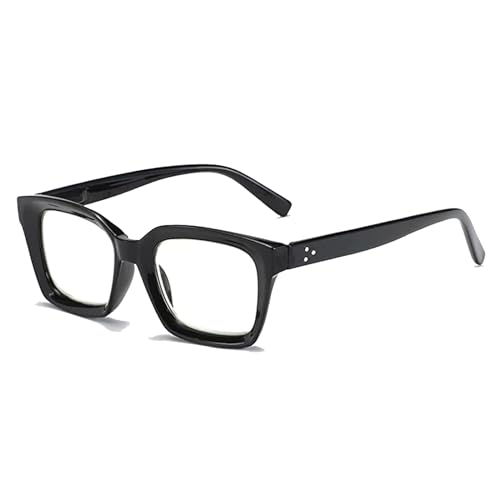 Hubeye Gafas de lectura cuadrados de montura grande para mujer y hombre bisagra de resorte Anteojos de...