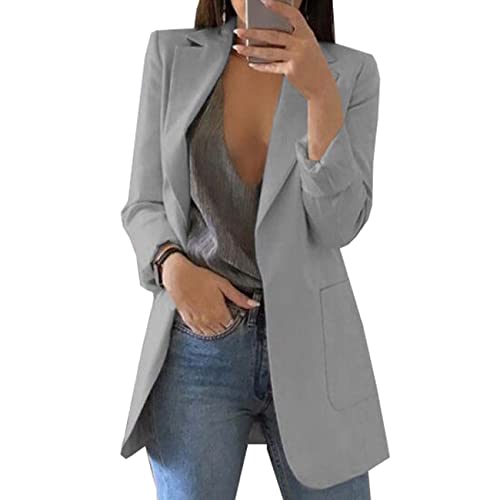 BAIXIAOCHI Chaqueta De Traje De Temperamento De C&aacute;Rdigan Delgado De Manga Larga Con Solapa De Primavera...