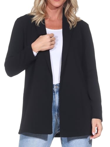 JDY Jdygeggo L/S Blazer Jrs Noos, Negro, XXL Mujeres