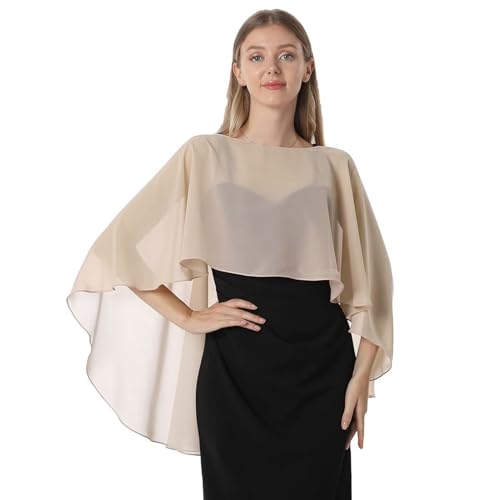 GIBZ Mujer Chal Gasa Estolas, Chales Ligero Mant&oacute;n Moda, Elegante Cardigan para Boda, Fiesta, Cerimonia,...