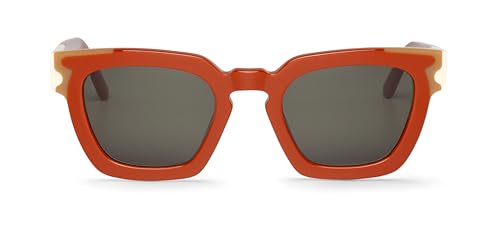 Mr. Boho Gafas de Sol &ndash; Montura de Acetato &ndash; Modelo Logan &ndash; Color Terracotta &ndash; Protecci&oacute;n UV400...