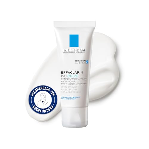 La Roche Posay, Effaclar H Iso-Biome Crema Hidratante Facial, Hidrata, Calma y Repara la Piel, Reduce...