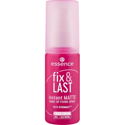 Essence Cosmetics Spray Fijador De Maquillaje Fix & Last Instant Matte, Matificante, Fijaci&oacute;n, Mate, 50...
