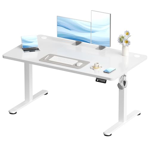 Devoko 120x60 cm Escritorio Regulable en Altura, Escritorio Elevable El&eacute;ctrico Telesc&oacute;pico...