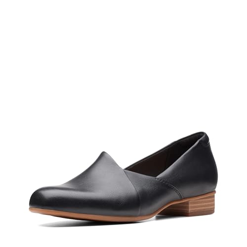 Clarks Juliet Palm, Mocas&iacute;n Mujer, Piel Negra, 41 EU