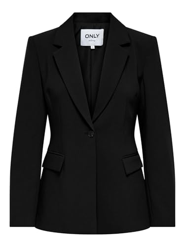 ONLY Onlraven Life L/S Hourglass Blazer TLR, Negro, 42 Mujeres
