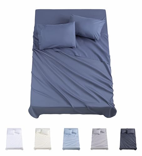 Todocama Juego de S&aacute;banas de 4 Piezas - 3001 - S&aacute;bana Bajera Ajustable - Encimera - Dos Fundas de...