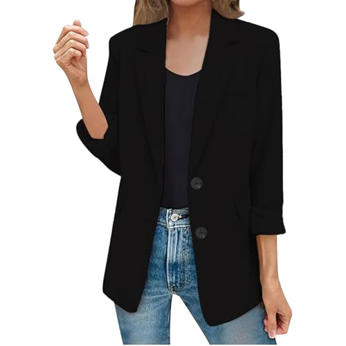 Richymfa Chaquetas y Blazers de Mujer 2025 Blazer Negro para Mujer de Ceremonia Ligeros, Jackets de...