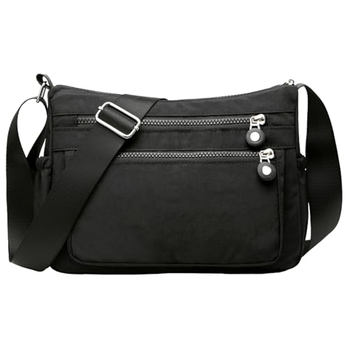 MLPKOI Bolso Bandolera Mujer, Bolso Cruzado Mujer Casual Ligero Crossbody Bag, Bolsos de Mano de Ligero...