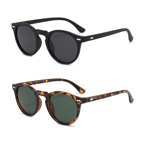 DKDDSSS 2 Pares Gafas Polarizadas, Gafas de Sol Polarizadas para Hombre y Mujer, Protecci&oacute;n UV