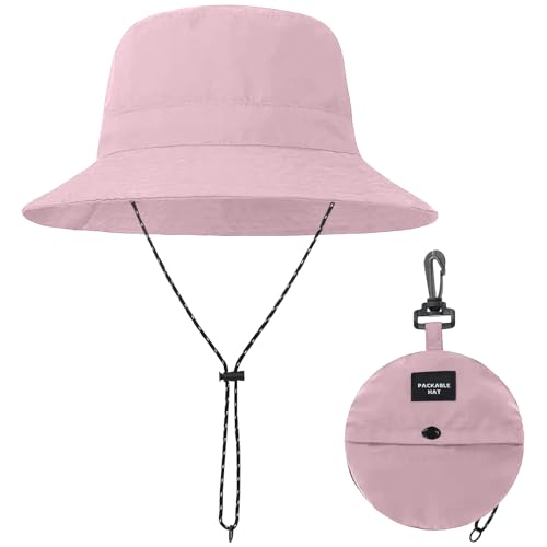 BBXWANG Gorro Pescador Plegables para Mujer, Ajustables Gorro Playa Hombre, Ligeros Bucket Hat para...