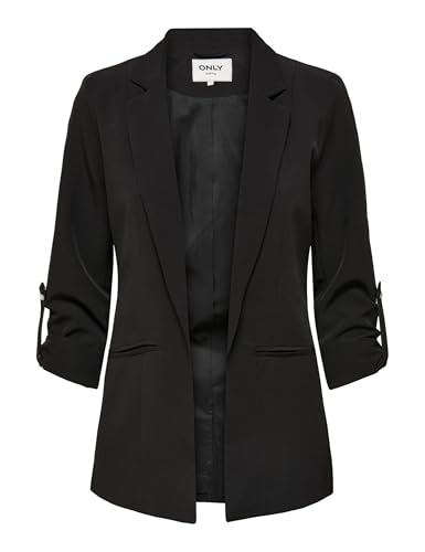 Only ONLKAYLE-ORLEEN 3/4 Blazer TLR Noos, Blazer De Las Mujeres, Black, 40