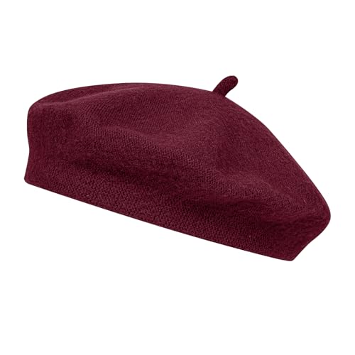 Alaoo Sombrero de Boina Francesa,Sombrero Lana Cl&aacute;sico de Boina Mujer,Elegantes Gorros Vintage...