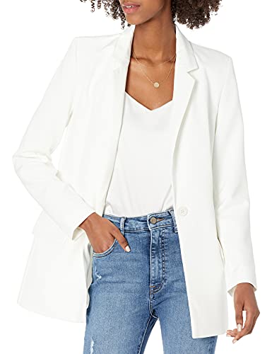 The Drop Blake Blazer Largo para Mujer, Marfil, M