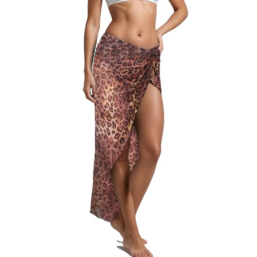 Ikaremin Pareo Playa Animal 195x95cm | Pa&ntilde;uelo Cuello Mujer Fular Pashmina | Pa&ntilde;uelos Oncologicos |...