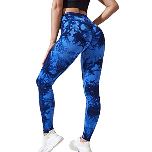 Neteson Leggings Deportivos Mujer Push Up Cintura Alta Mallas Anticeluliticos Sin Costuras Opaco Scrunch...