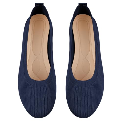 OFFCUP Bailarinas Mujer, Bailarinas Zapatos Planas Mujer Cómodo Ligero Cabeza Redonda, Zapatos Ballet...