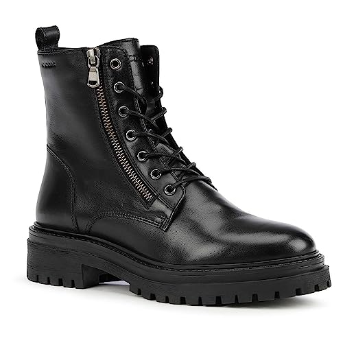 Geox D Iridea F, Botines Mujer, Light Black, 39 EU