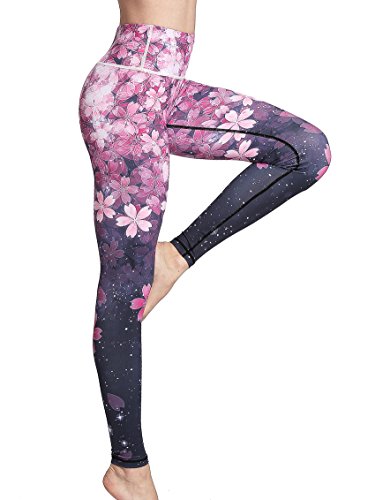 FLYILY Mallas Deportivas Mujer Pantalones impreso Leggings Deportes para Running Yoga Fitness...