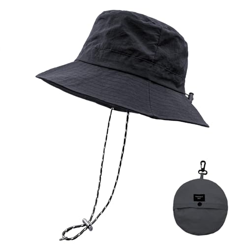 lifwimner Plegable Sombrero de Pescador Mujer Hombre Impermeable Sombrero de Sol Verano Playa Gorra...