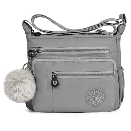 Aucuu Bolso Bandolera Mujer, Grande Crossbody Bolsos, Impermeable Nailon Crossbody Bolso con Correa...
