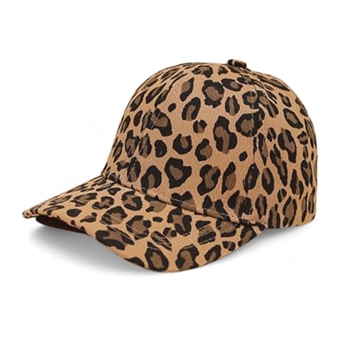 Omnikryp Gorra Mujer, Gorra de B&eacute;isbol para Mujer, Sombrero de B&eacute;isbol con Estampado de Leopardo,...