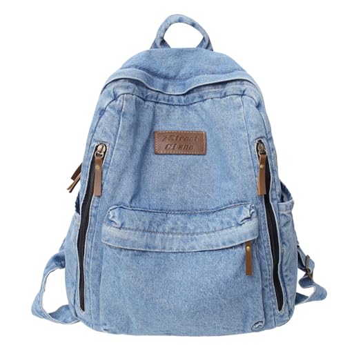 Mayhug Mochila de lona, mochila vintage de lona, vintage,1 piezas de mezclilla para hombres y mujeres,...