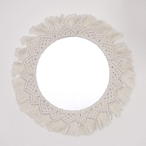 DECCARO Espejo decorativo redondo de 40 cm