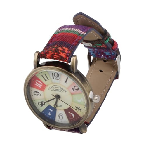 plplaaoo Reloj Hippie Boho,Relojes Vintage para Mujer,Reloj Hippie para Mujer,Reloj con bater&iacute;a con...