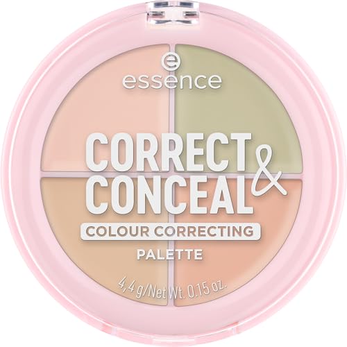 essence Paleta de correctores CORRECT & CONCEAL colour correcting palette, definir, corrector de color,...
