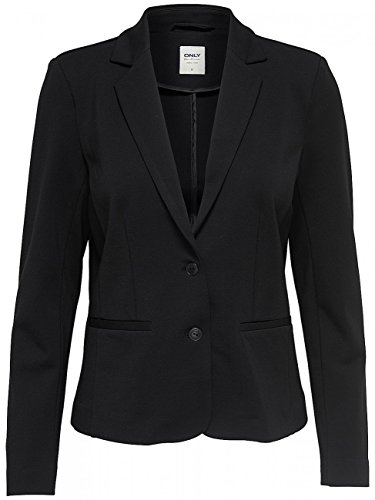 ONLY Onlpoptrash Blazer Noos, Chaqueta de traje Mujer, Gris (Black), 36 (Talla del fabricante: X-Small)