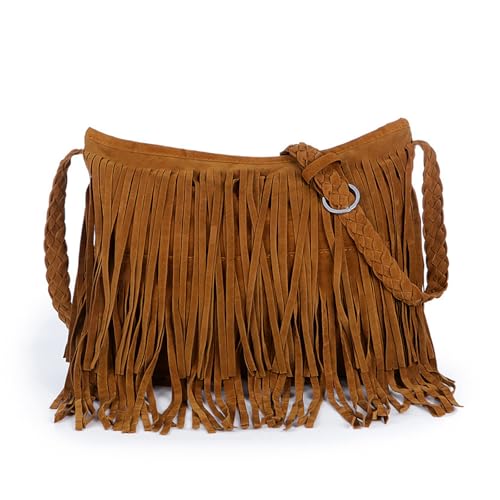 AdiStylinno Fringe Crossbody Bolso De Mano para Mujer Grande Borasten para Mujer Bolso de Espalda...