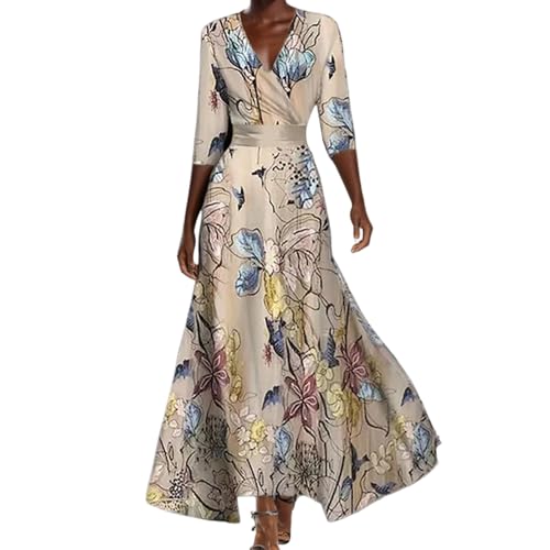 Vestidos De Fiesta Mujer Elegantes Elegante Vestidos Verano Mujer 2025 Boho Manga Larga De Graduaci&oacute;n...