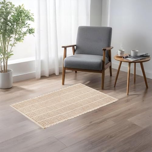 Home Universal&reg; Alfombra Jarapa de Algod&oacute;n Lavable | Dise&ntilde;o Geom&eacute;trico Artesanal | Decoraci&oacute;n Boho...